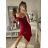 Women's elegant party long sleeve dress (S/M ONE SIZE) ITALIAN FASHION IM322282