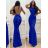 Women's elegant long dress with straps (S/M ONE SIZE) ITALIAN FASHION IMM22LS9714 red S/M