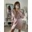 Women's elegant party long sleeve dress (S/M ONE SIZE) ITALIAN FASHION IM322282