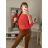 Women's Thin Oversize Long Sleeve Sweater (M/L ONE SIZE) ITALIAN FASHION IM422910