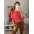 Women's Thin Oversize Long Sleeve Sweater (M/L ONE SIZE) ITALIAN FASHION IM422910