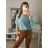 Women's Thin Oversize Long Sleeve Sweater (M/L ONE SIZE) ITALIAN FASHION IM422910