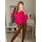 Women's Thin Oversize Long Sleeve Sweater (M/L ONE SIZE) ITALIAN FASHION IM422910