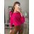 Women's Thin Oversize Long Sleeve Sweater (M/L ONE SIZE) ITALIAN FASHION IM422910