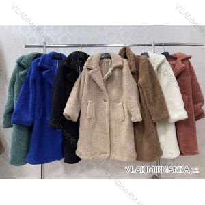 Women's Teddy Bear Lined Coat (S/M ONE SIZE) ITALIAN FASHION IMWKK223344