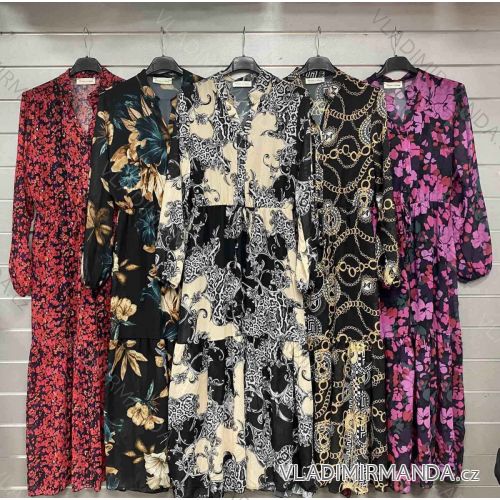 Women's Long Shirt Long Sleeve Dress (S/M ONE SIZE) ITALIAN FASHION IMWGS223368