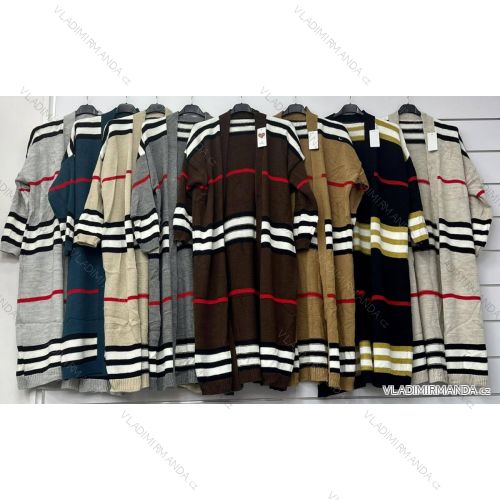 Women's Long Sleeve Knitted Cardigan (S/M ONE SIZE) ITALIAN FASHION IMWAD223390