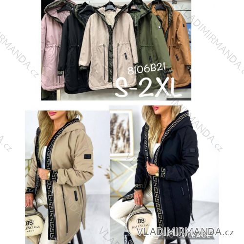 Bunda podzimní s kapucí dámská (S-2XL) ITALSKÁ MÓDA PMWB22B211832A