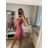Women's elegant party long sleeve dress (S/M ONE SIZE) ITALIAN FASHION IM322282