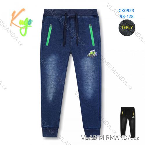 Jeans sweatpants warm boys (134-164) KUGO YZ8022