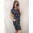Women's short sleeve dress oversized (L-3XL) POLISH FASHION PMF20014