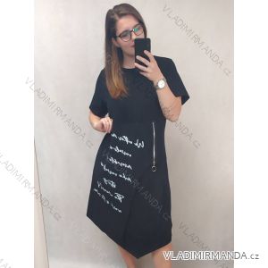 Shirt 3/4 sleeve ladies strip (4XL/5XL ONE SIZE) ITALSKÁ MÓDA IM422026