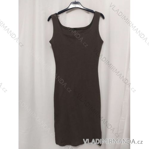 Carmen summer dress (S / M / L ONE SIZE) ITALIAN FASHION IMWY22051 S/M khaki