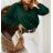 Women's Oversize Long Sleeve Shirt (S/M/L/XL ONE SIZE) ITALIAN FASHION IMD22794 Old-pink L / XL