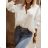 Women's Oversize Long Sleeve Shirt (S/M/L/XL ONE SIZE) ITALIAN FASHION IMD22794 Old-pink L / XL