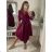 Women's elegant party long sleeve dress (S/M ONE SIZE) ITALIAN FASHION IM322282