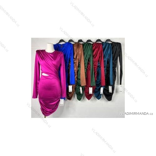 Šaty letní na ramínka dámské (S/M ONE SIZE) ITALSKÁ MÓDA IMPBB22B21841