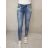 Jeans jeans long women (XS-XL) JEWELLY LEXXURY LEX20C2564 S blue