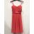 Šaty letní na ramínka dámské (S/M ONE SIZE) ITALSKÁ MÓDA IMPBB22B21841 red S / M