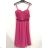 Šaty letní na ramínka dámské (S/M ONE SIZE) ITALSKÁ MÓDA IMPBB22B21841 red S / M