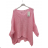 Women's Long Sleeve Oversized Long Sleeve Sweater (S/M ONE SIZE) ITALIAN FASHION IMPLI227089