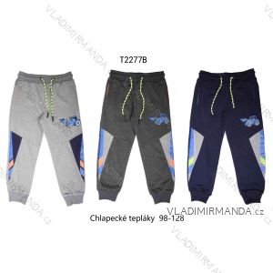 Warm sweatpants for children (98-128) WOLF T2077A
