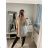 Women's Oversize Long Sleeve Shirt (S/M/L ONE SIZE) ITALIAN FASHION IMWB22243 black M / L