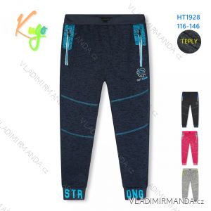 Warm children's tracksuits for boys and girls (116-146) KUGO HT1928