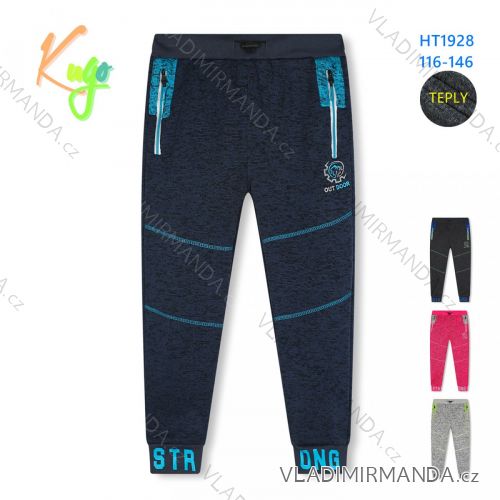 Warm children's tracksuits for boys and girls (116-146) KUGO HT1928