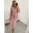 Women's Warm Long Sleeve Dress (L / XL ONE SIZE) ITALIAN FASHION IM421MIA