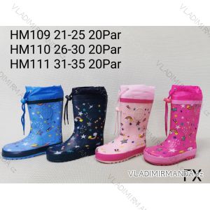 Children's girls' and boys' wellies (21-25) FSHOES BOOTS OBF22HM106