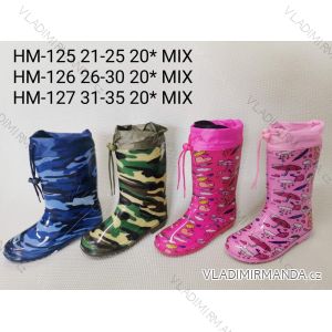 Children's girls' and boys' wellies (21-25) FSHOES BOOTS OBF22HM106