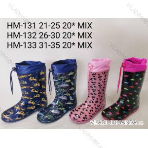 Children's girls' and boys' wellies (21-25) FSHOES BOOTS OBF22HM106