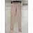 Legíny koženkové dlouhé dámské (S-XL) ITALSKÁ MÓDA IMM213070 Brown L