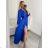 Šaty letní na ramínka dámské (S/M ONE SIZE) ITALSKÁ MÓDA IMPBB22B21841 S/M Royal blue