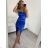 Šaty letní na ramínka dámské (S/M ONE SIZE) ITALSKÁ MÓDA IMPBB22B21841