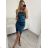 Šaty letní na ramínka dámské (S/M ONE SIZE) ITALSKÁ MÓDA IMPBB22B21841