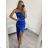 Šaty letní na ramínka dámské (S/M ONE SIZE) ITALSKÁ MÓDA IMPBB22B21841