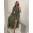 Women's Long Stretch Sleeveless Summer Dress (S / M / L ONE SIZE) ITALIAN FASHION IMWC222492 S/M Brown