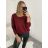 Women's long sleeve sweater (uni s / m) ITALIAN FASHION TM922STAR