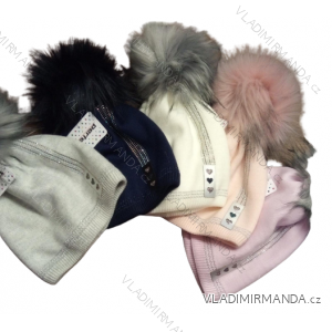 Girls' winter warm cap (2-5 years) POLAND PRODUCTION PV919012