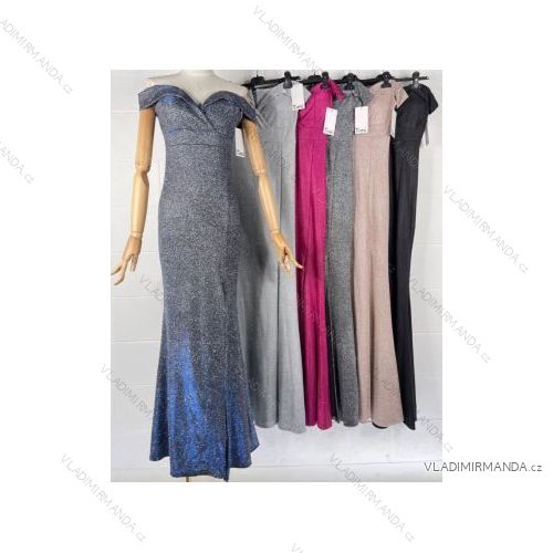 Šaty letní na ramínka dámské (S/M ONE SIZE) ITALSKÁ MÓDA IMPBB22B21841