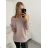Women's long sleeve sweater (uni s / m) ITALIAN FASHION TM922STAR purple M / L