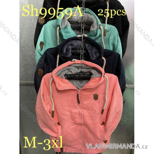 Sweatshirt warm velvet zipper women (m-3xl) VINTE VIN19AH-1888