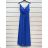 Šaty letní na ramínka dámské (S/M ONE SIZE) ITALSKÁ MÓDA IMPBB22B21841 black S / M