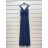 Šaty letní na ramínka dámské (S/M ONE SIZE) ITALSKÁ MÓDA IMPBB22B21841 Light blue S / M