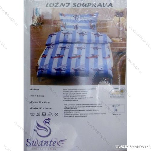 Bedding set jersey sheet cotton (70x90 + 140x200) HAT HT016