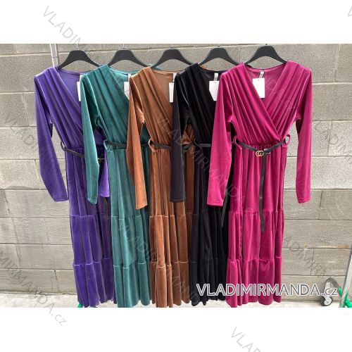 Šaty letní na ramínka dámské (S/M ONE SIZE) ITALSKÁ MÓDA IMPBB22B21841
