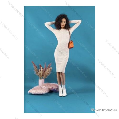 Šaty letní na ramínka dámské (S/M ONE SIZE) ITALSKÁ MÓDA IMPBB22B21841
