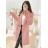 Long women's fleece coat (SML-XL) ITALIAN FASHION IMD211106 -   red -   S/M/L